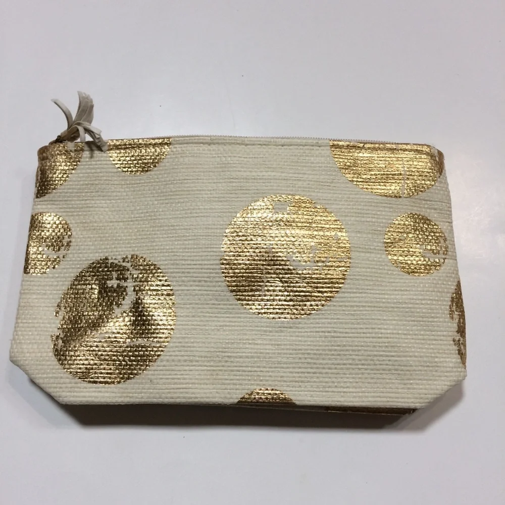 Shiraleah Chicago Metallic Dot Zippered Pouch